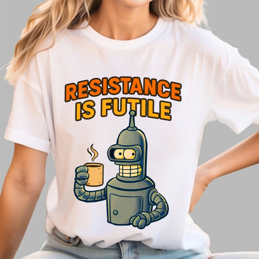 Rebellion Coffee Is Futile Geek T-Shirt