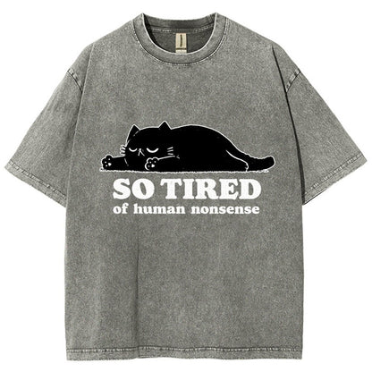 So Tired Vintage Distressed T-shirt