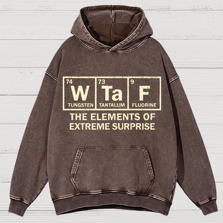 The Extreme Element of Surprise Vintage Distressed Hoodie