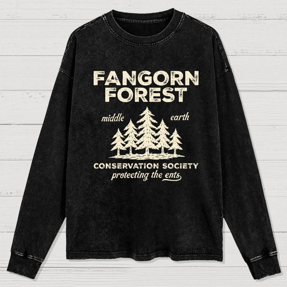 Enchanted Forest Washed Long Sleeve Tee