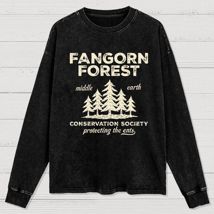 Enchanted Forest Washed Long Sleeve Tee