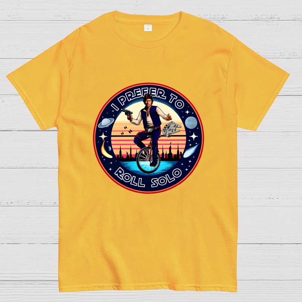 I Roll Solo Geek T-Shirt