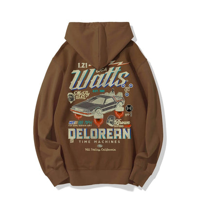 Gigawatts Garage Remix Printed Back Unisex Cotton Hoodie
