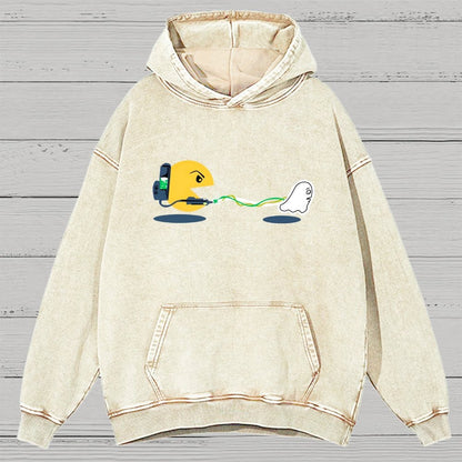 Ghost Catcher Vintage Distressed Hoodie