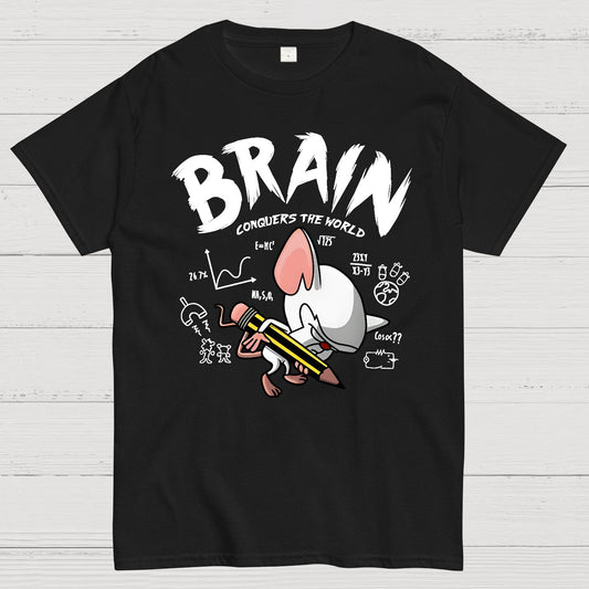Brain Conquers The World! Geek T-Shirt