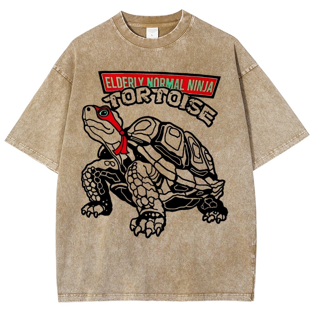 Elderly Normal Ninja Vintage Distressed T-shirt