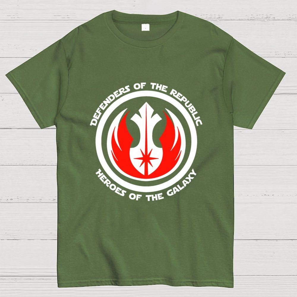Protectors Of The Republic Heroes Of The Galaxy Geek T-Shirt