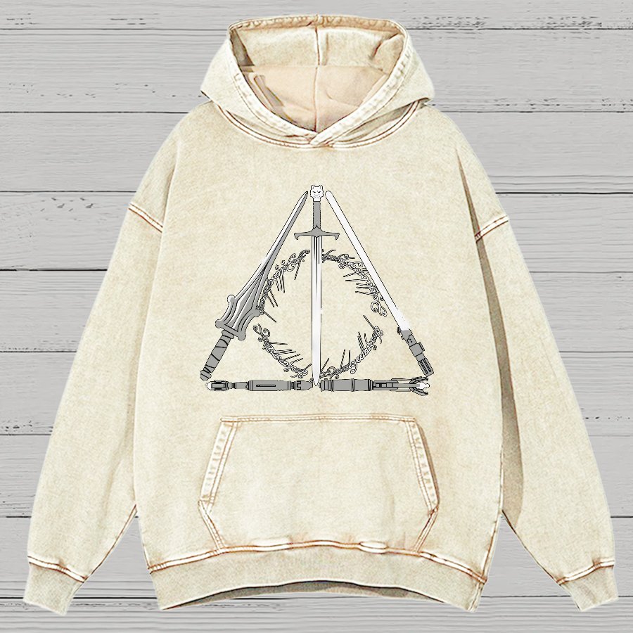 Nerd Artifact Vintage Distressed Hoodie