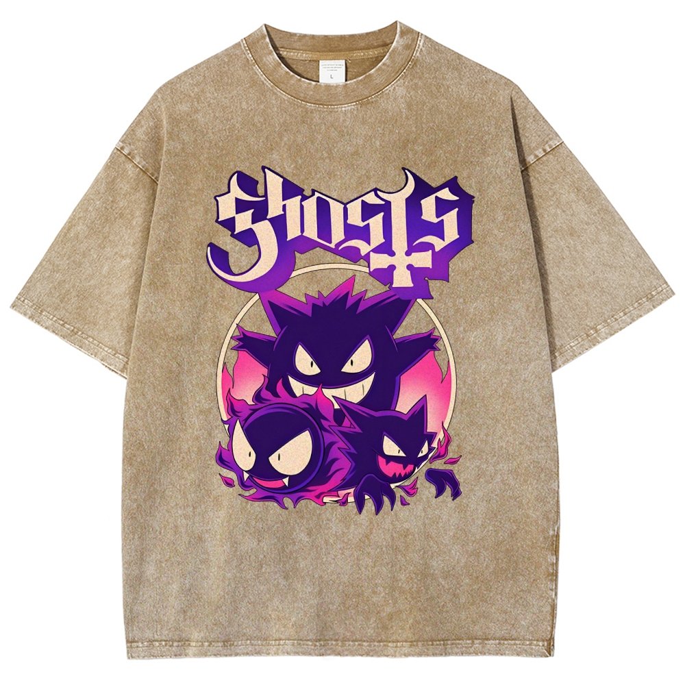 Haunted Ghosts Vintage Distressed T-shirt