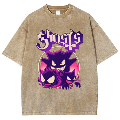 Haunted Ghosts Vintage Distressed T-shirt