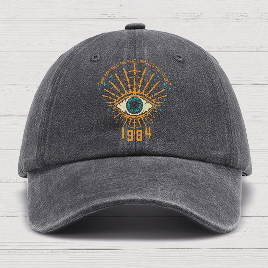 1984 George Orwell Control The Future Cotton Hat