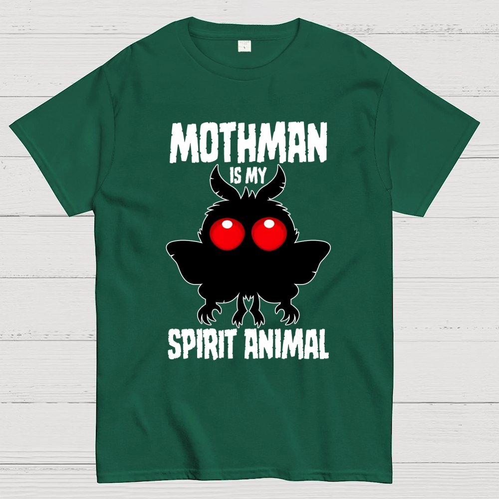 Mothman Is My Spirit Animal Dark Geek T-Shirt