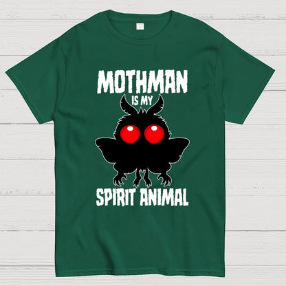 Mothman Is My Spirit Animal Dark Geek T-Shirt