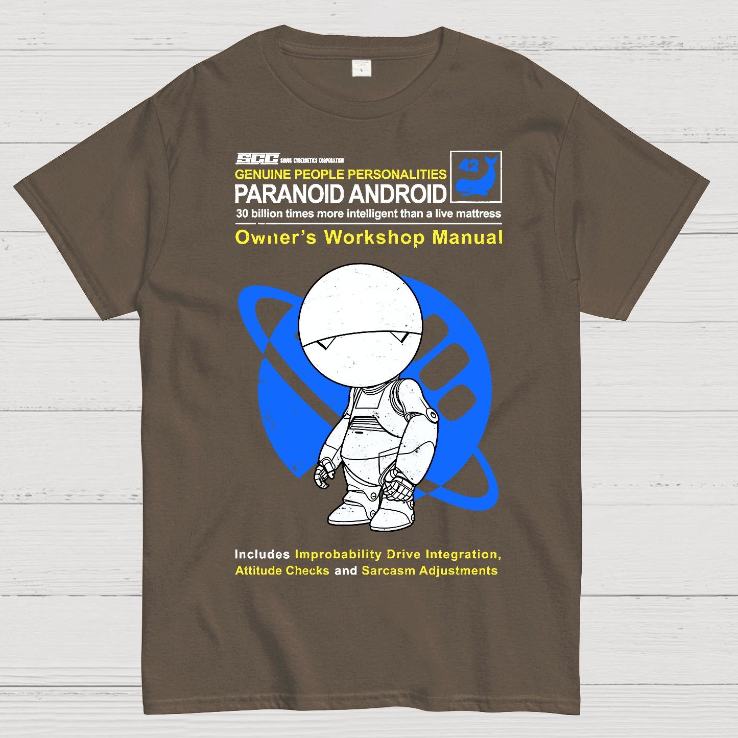 Paranoid Android Manual Geek T-Shirt