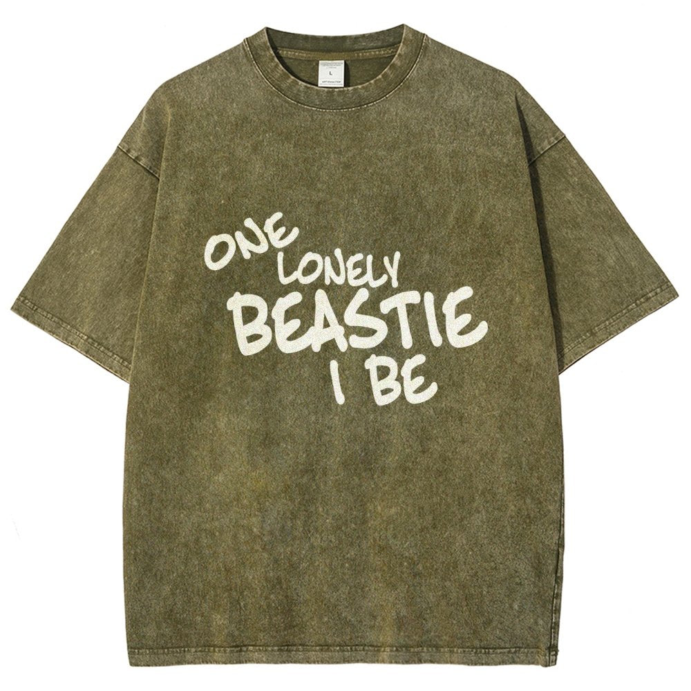 One Lonely Creature I Be Vintage Distressed T-shirt