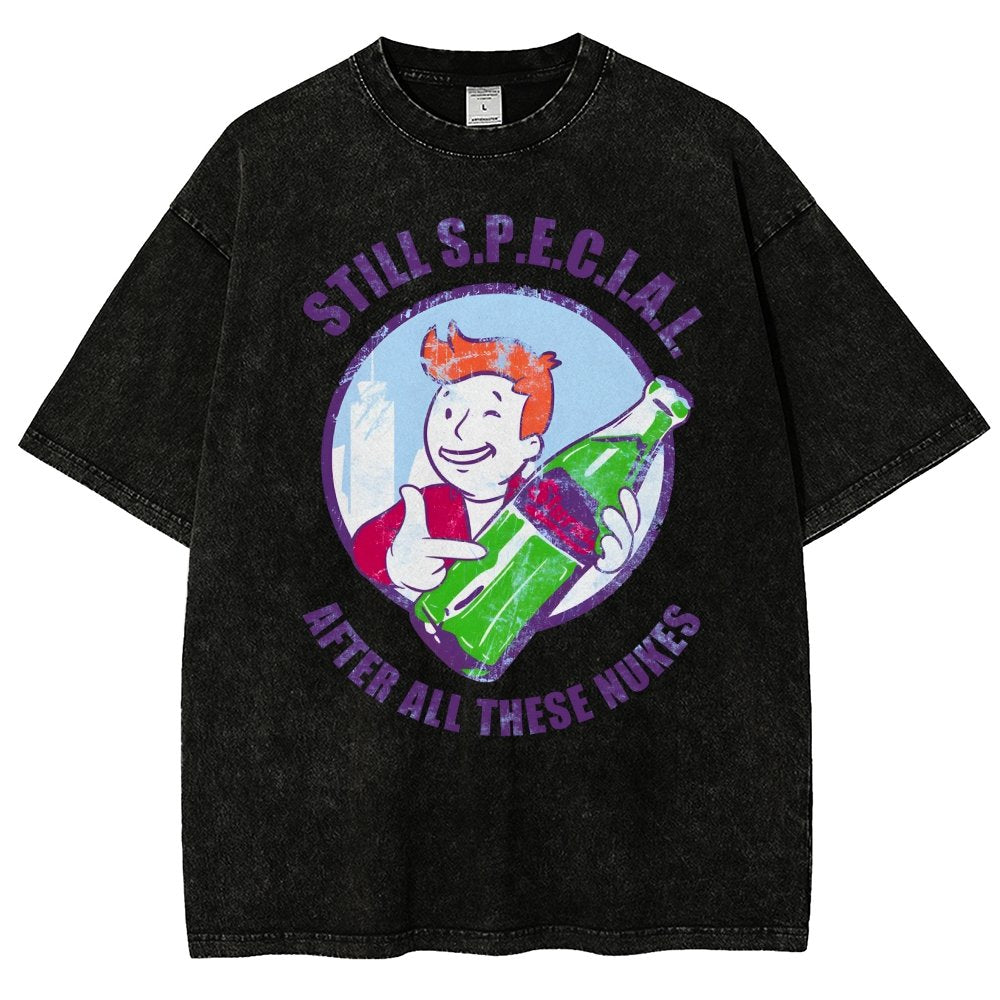 Still Super Special after all these nukes Vintage Distressed T-shirt