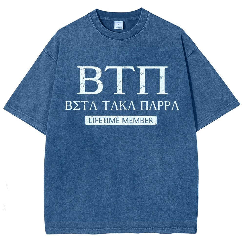 Beta Raka Mappa Vintage Distressed T-shirt