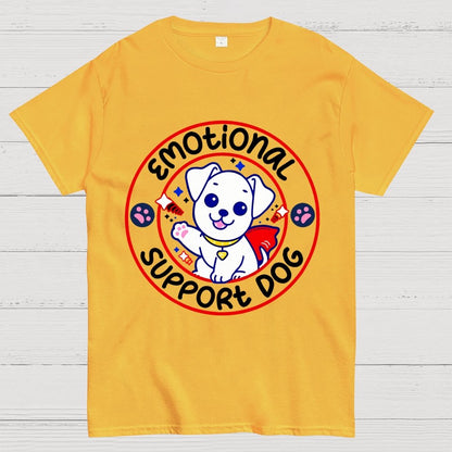 Emotional Support Dog Unisex Geek T-Shirt