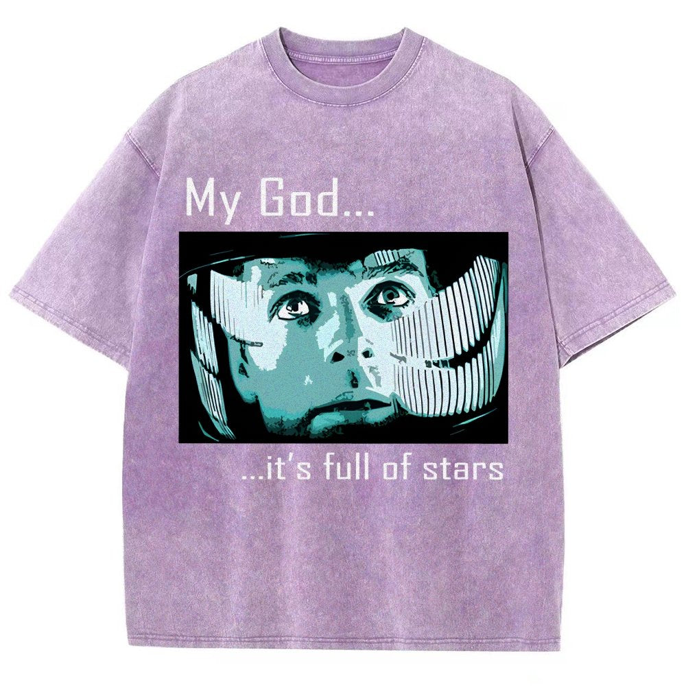 My God t's full of stars! Vintage Distressed T-shirt