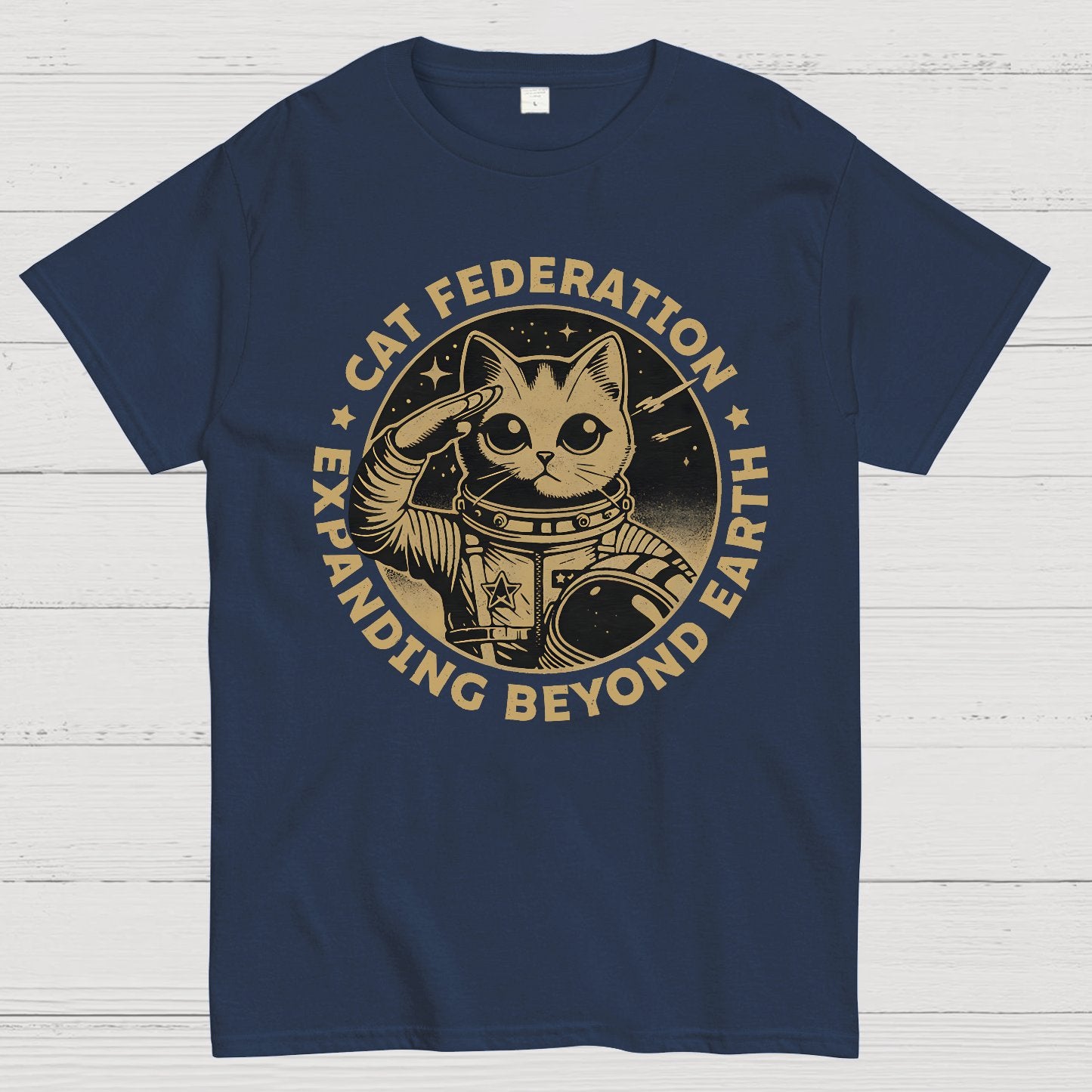 Universal Domination Cat Geek T-Shirt