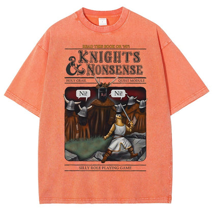 Knights & Nonsense Vintage Distressed T-shirt