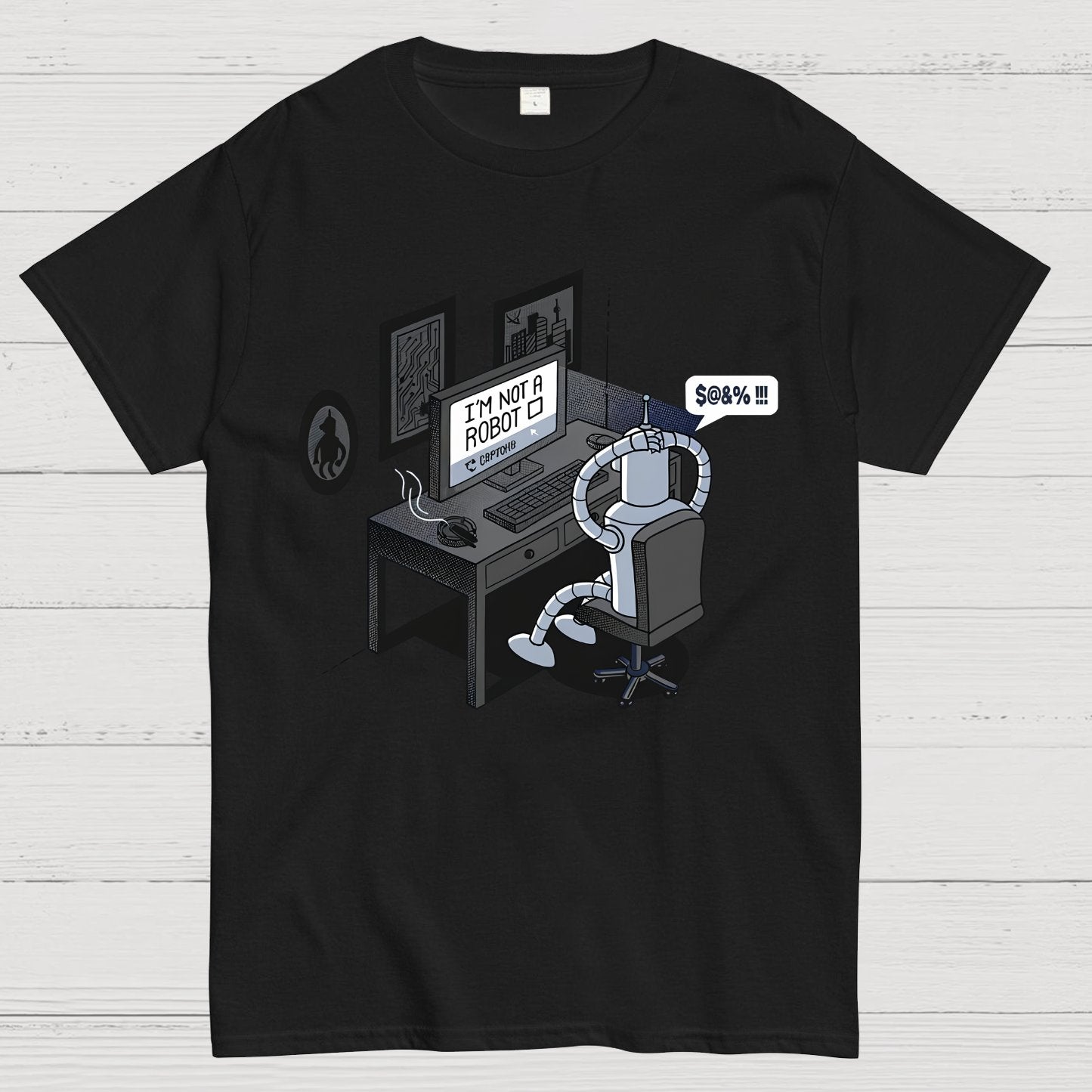 Robot Problems Nerdy T-Shirt