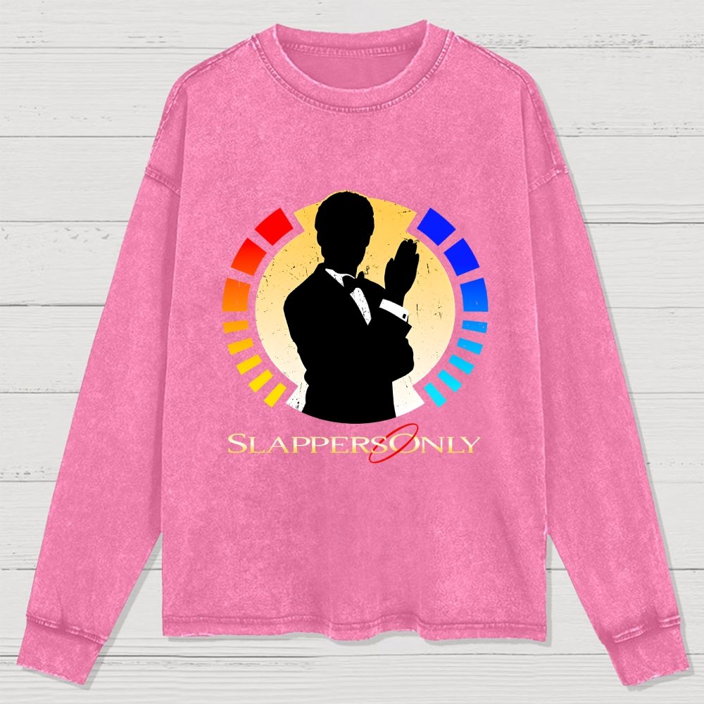 Slappers Only! Washed Long Sleeve Tee