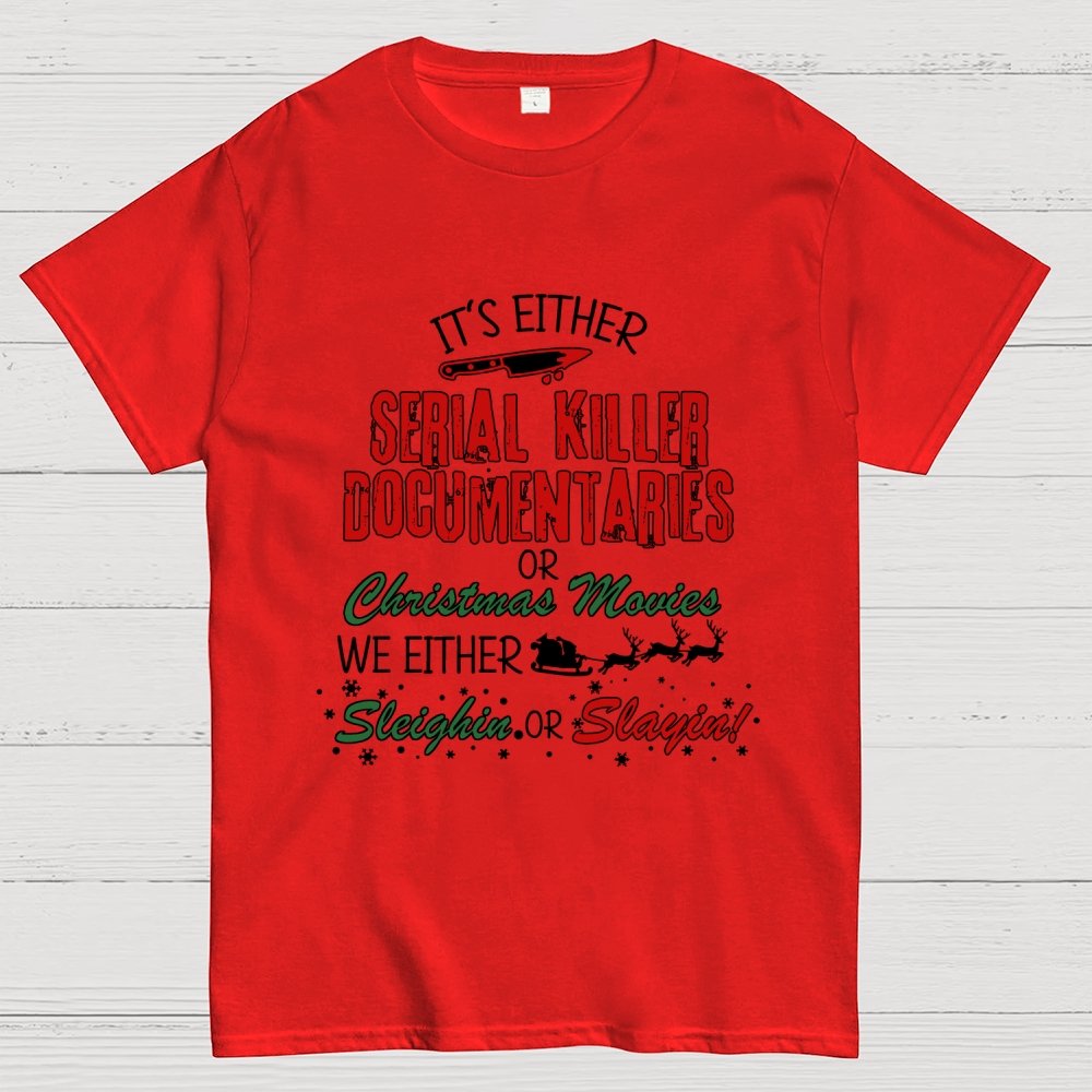 Horror Christmas Funny Christmas Geek T-Shirt