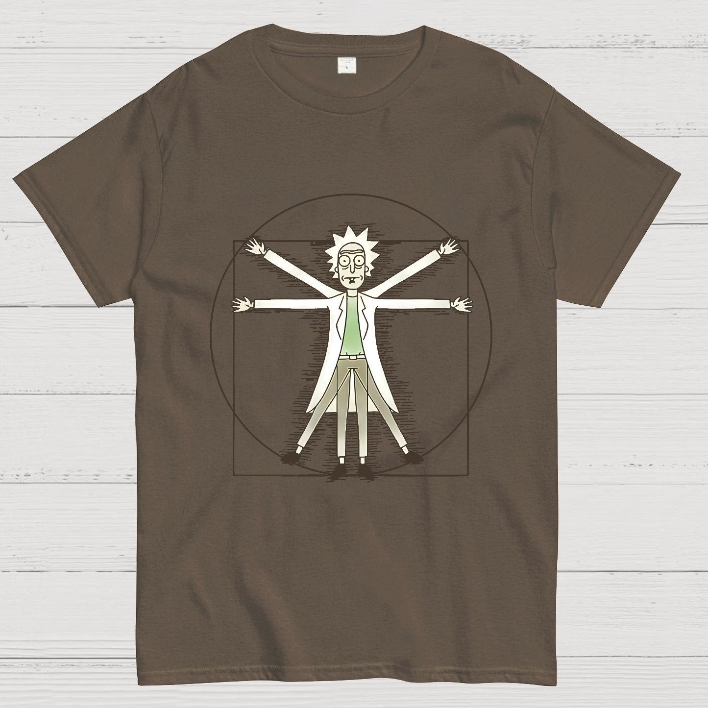 Vitruvian Man Geeky T-Shirt