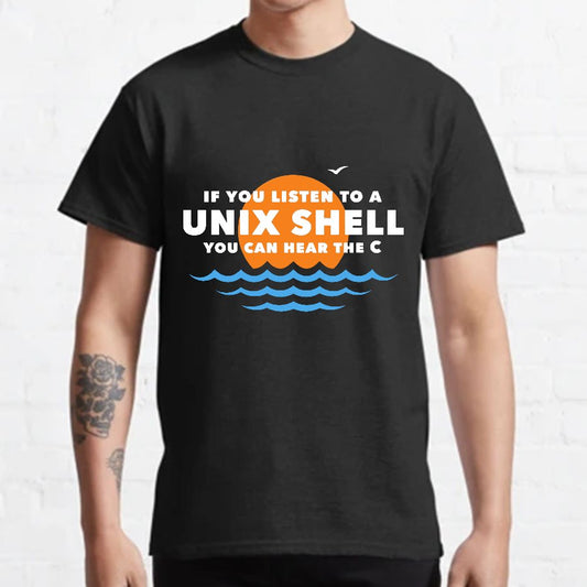 Unix Shell Geeky T-Shirt