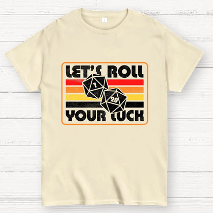 RPG Vintage Roll For Luck Geek T-Shirt