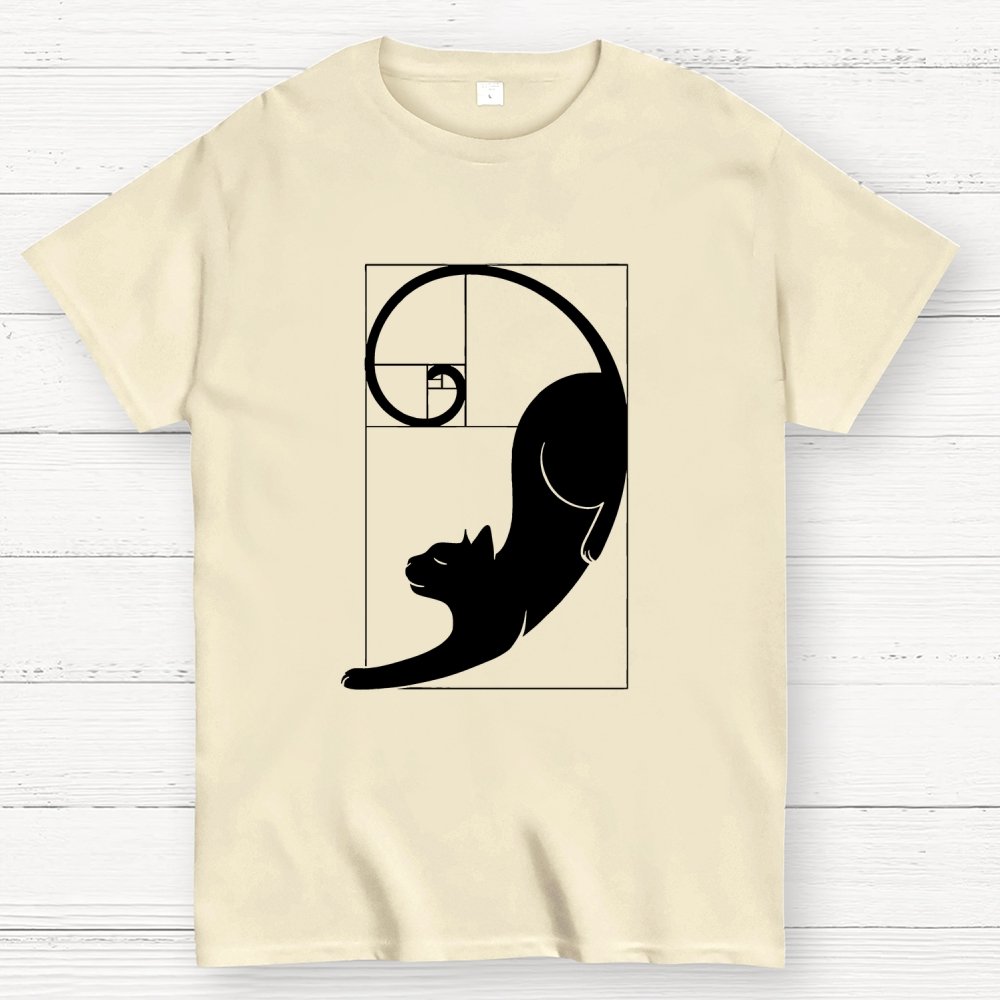 Fibonacci cat golden ratio Geek T-Shirt