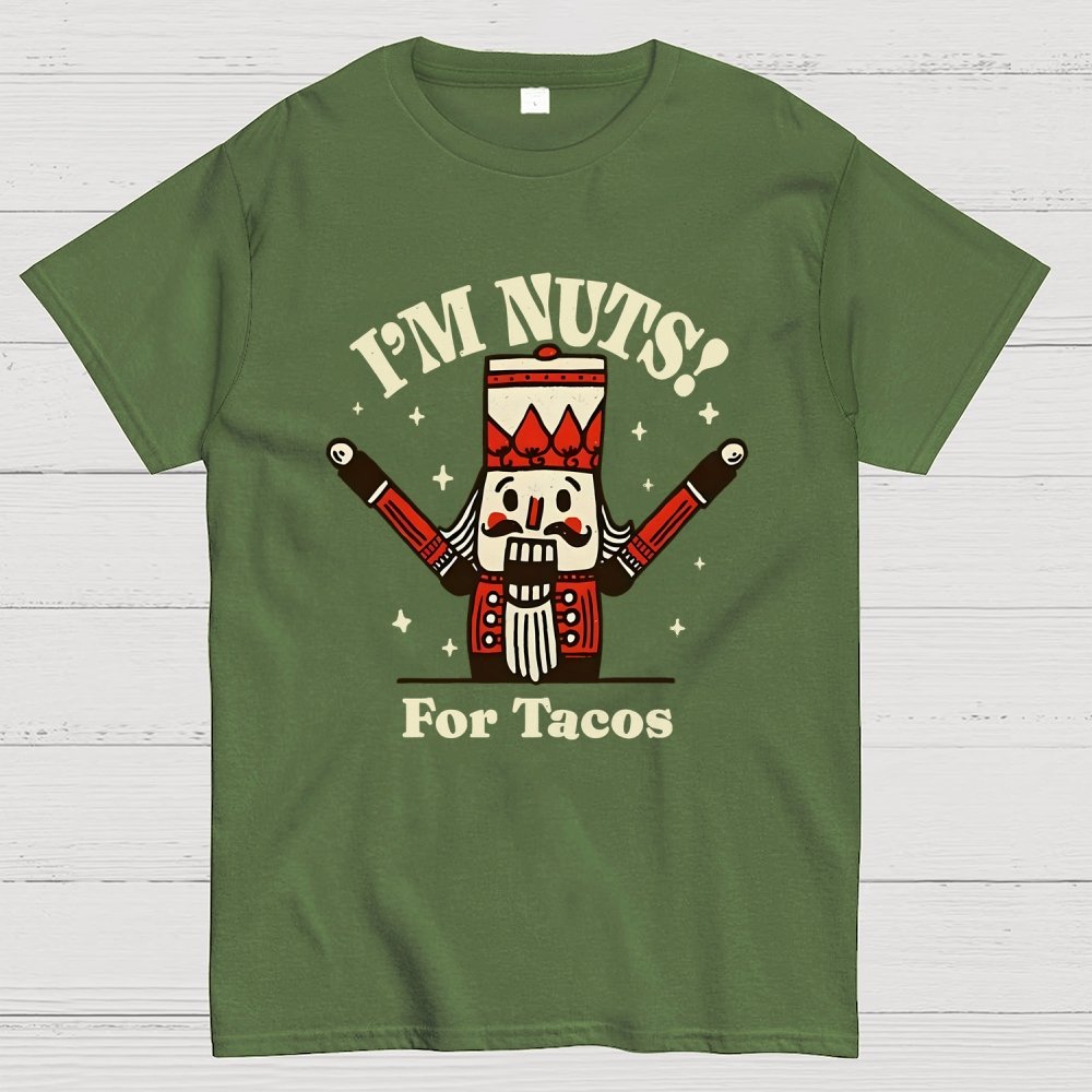 Nuts for Tacos Geek T-Shirt