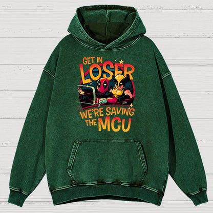 Saving The Universe Vintage Distressed Hoodie