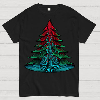 Binary Christmas Tree Geek T-Shirt