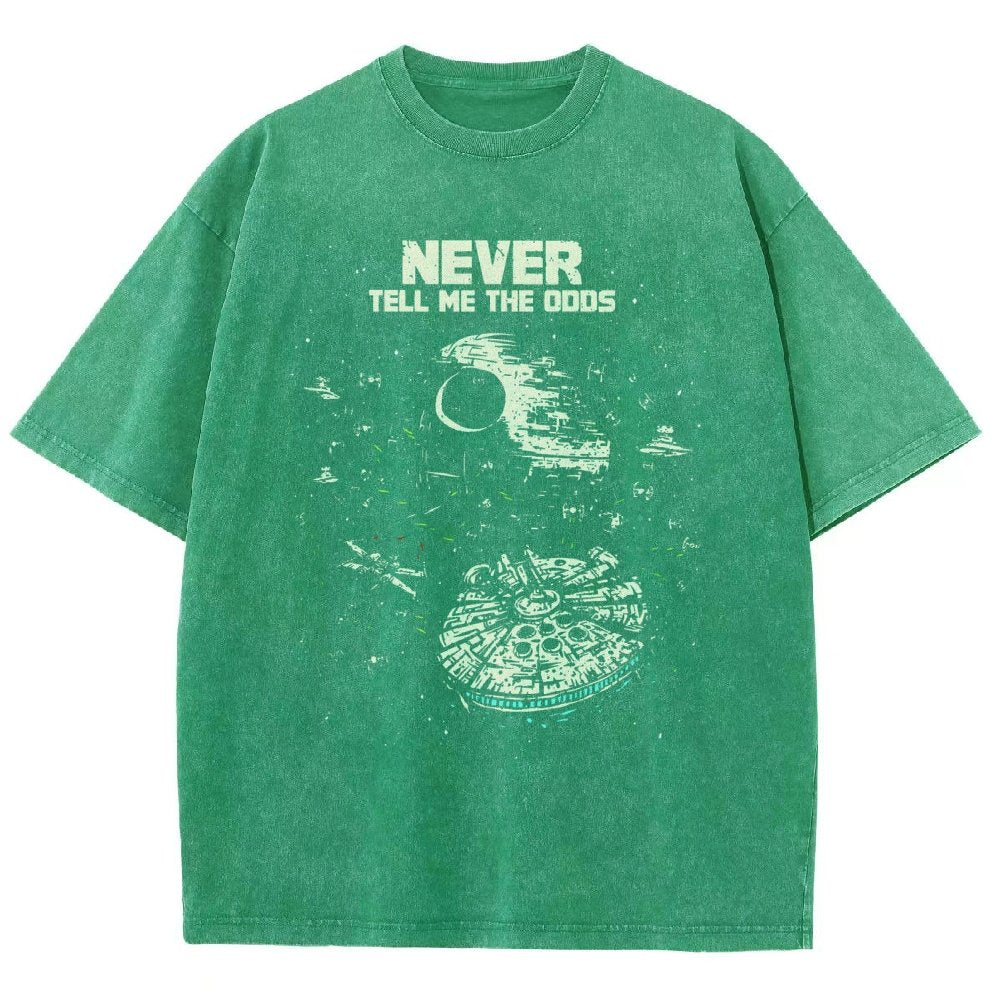 Never tell me the odds  Vintage Distressed T-shirt