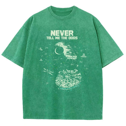 Never tell me the odds  Vintage Distressed T-shirt