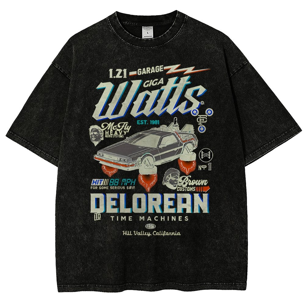 Gigawatts Garage Remix Vintage Distressed T-shirt