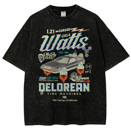 Gigawatts Garage Remix Vintage Distressed T-shirt
