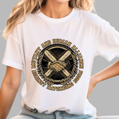 Mutant and Human Alliance Geek T-Shirt
