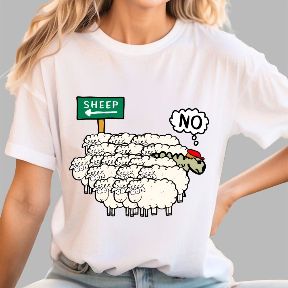 Don't Be a Sheep Geek T-Shirt
