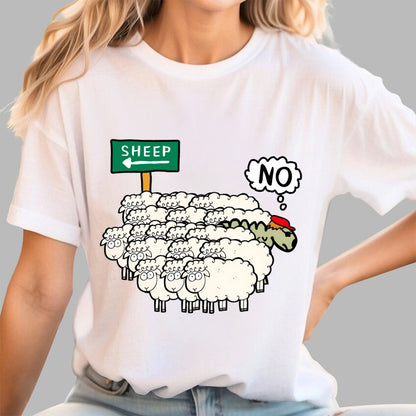 Don't Be a Sheep Geek T-Shirt