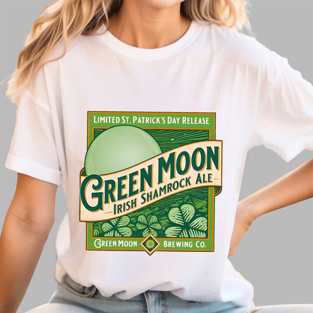 Green Moon Geek T-Shirt