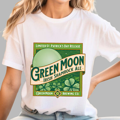 Green Moon Geek T-Shirt