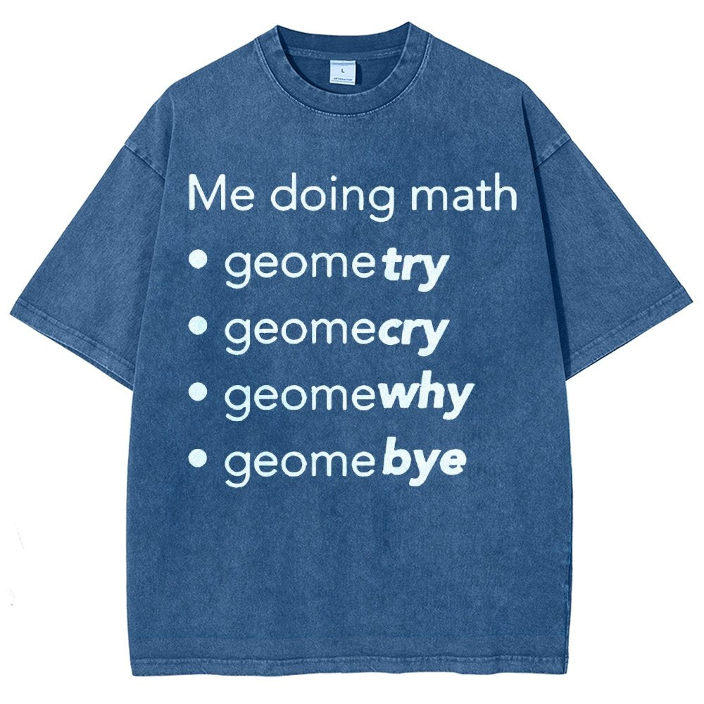 Me Doing Math Vintage Distressed T-shirt