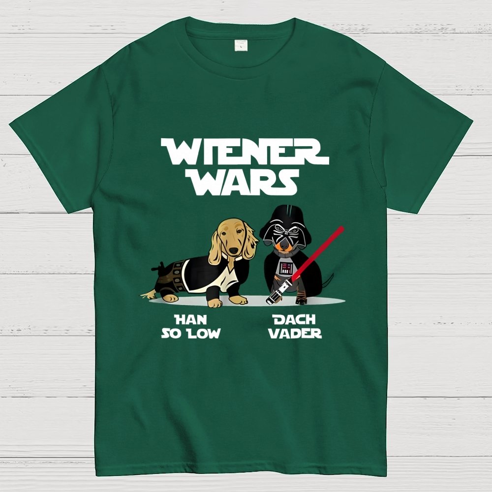 Wiener Wars Funny Dachshund Geek T-Shirt