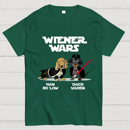 Wiener Wars Funny Dachshund Geek T-Shirt