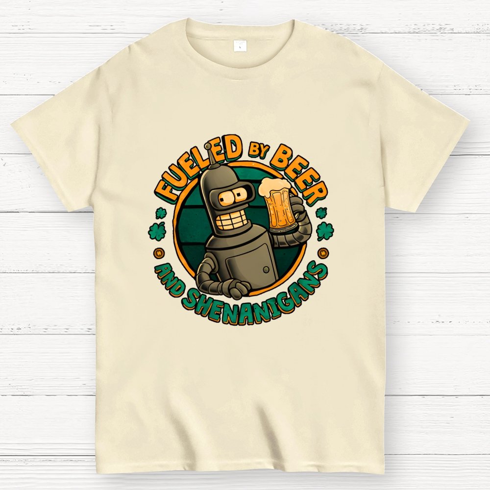 Fueled By Beer Geek T-Shirt