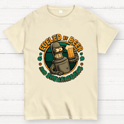 Fueled By Beer Geek T-Shirt