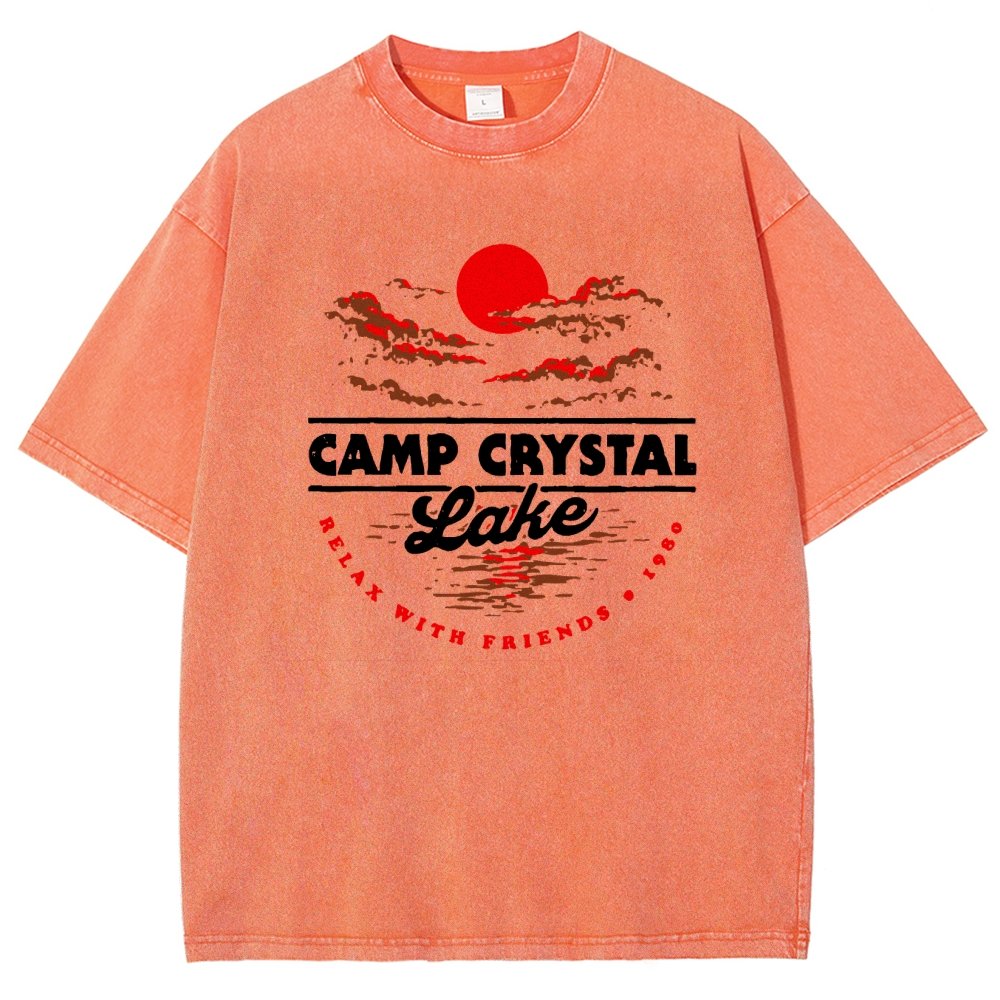 Camp Silver Pine 1980 Vintage Distressed T-shirt